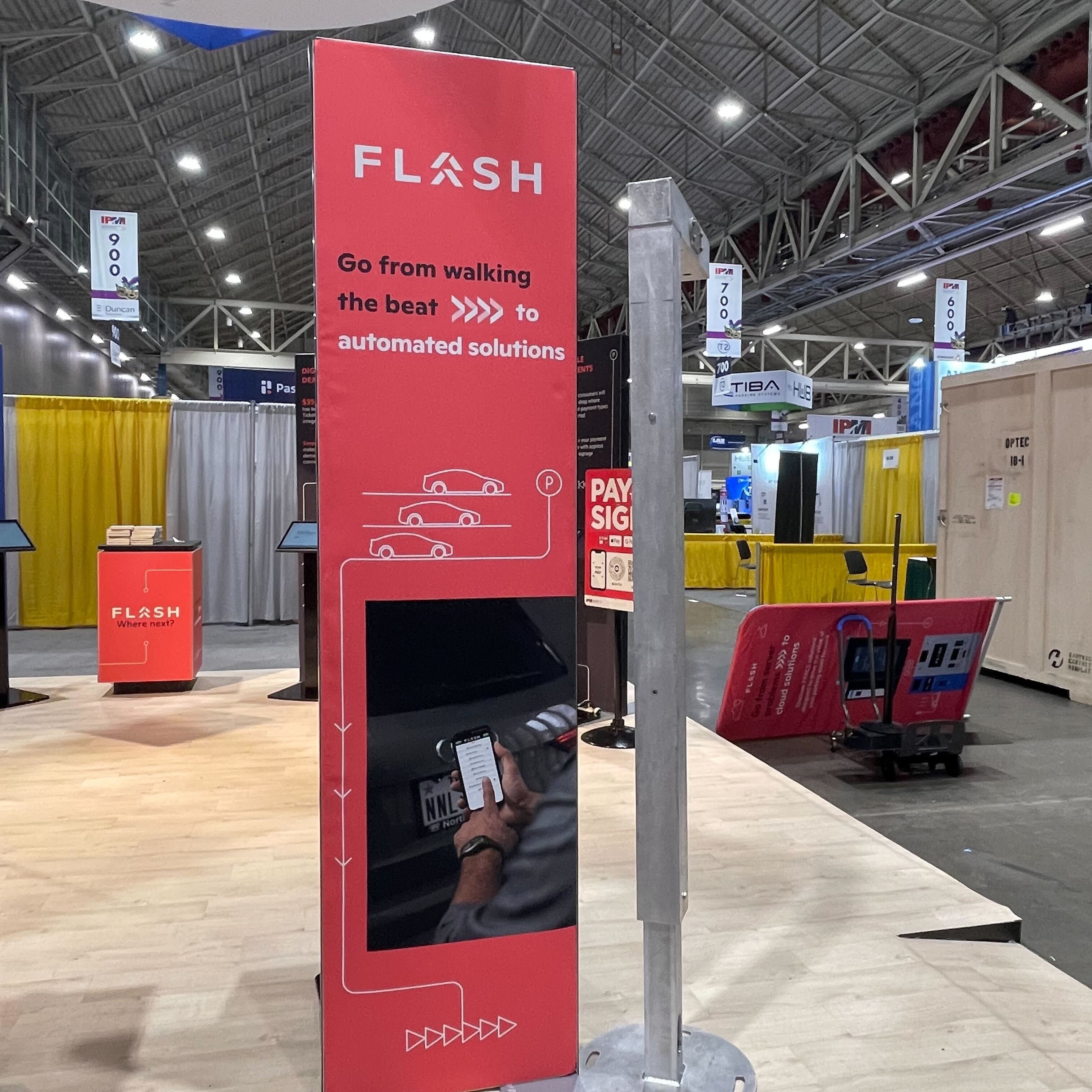 Flash trade booth — walking the beat to automated solutions